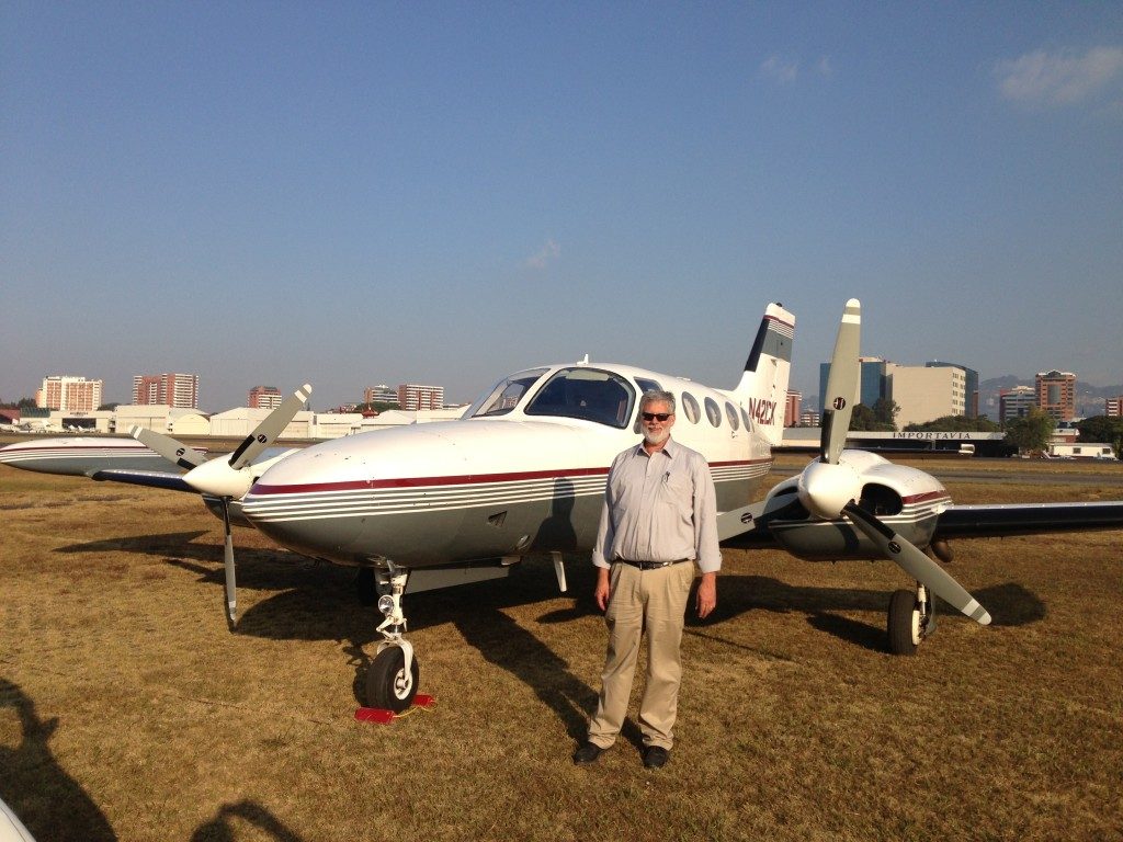 Randy Baumann with a Cessna Golden Eagle 421